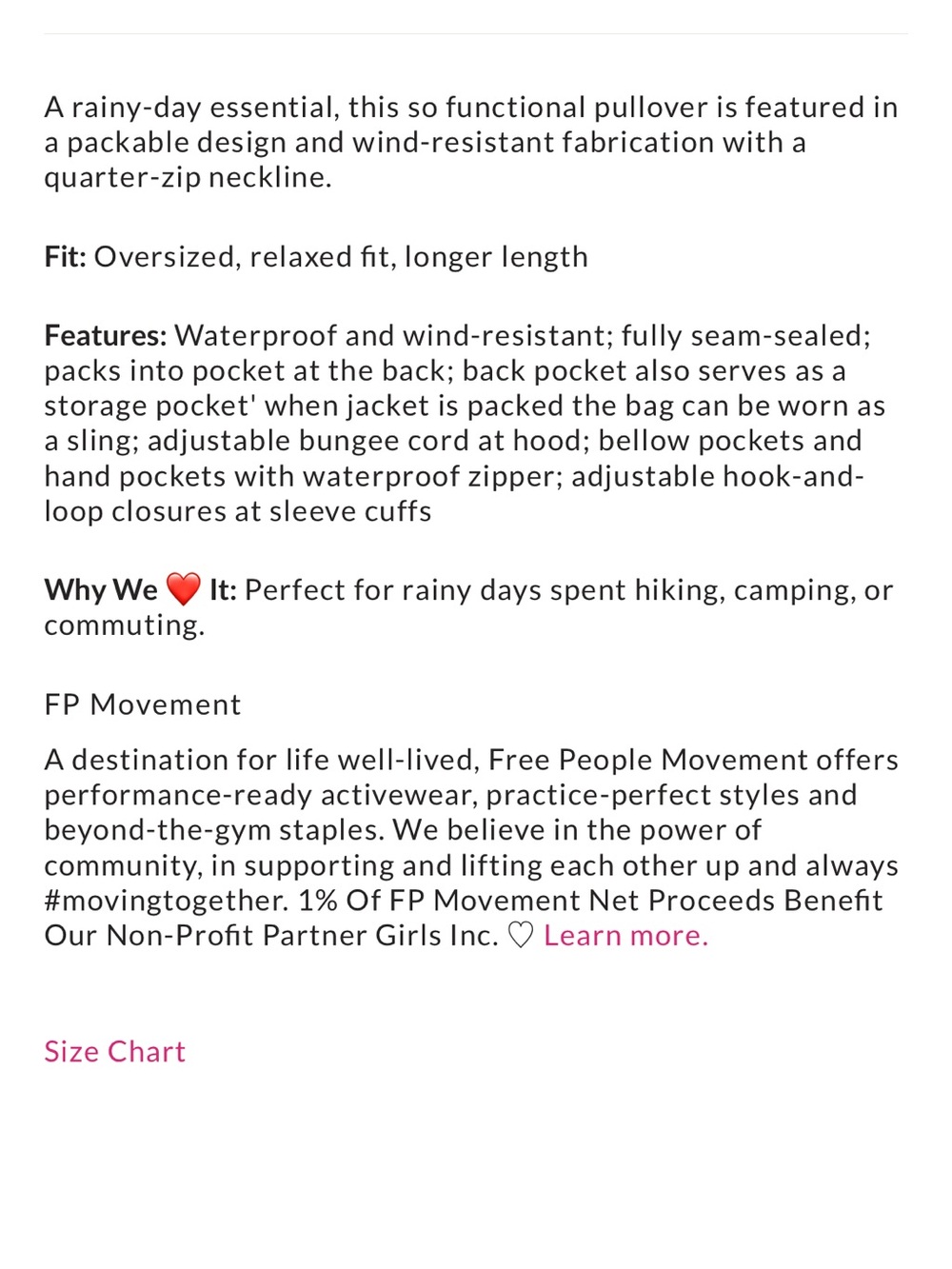 Free people movement Singin' In The Rain Packable Waterproof Pullover - Picture 4 of 13